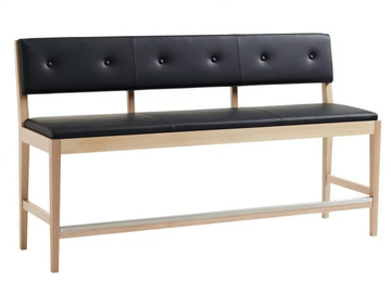 FACILE - High upholstered leather bench by Karl Andersson - view 3